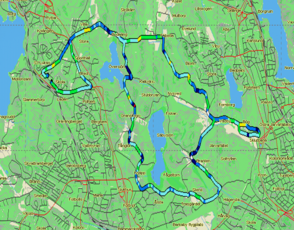 Today's biking trip