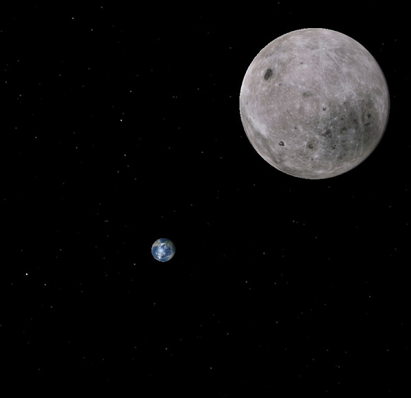 moon-and-earth Passing the moon on my way back to Earth after a long voyage...