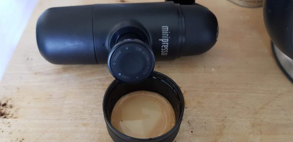 Minipresso klar
